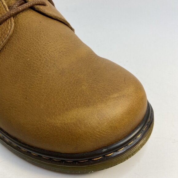 Dr. Martens Leather Bexley Air Wair Oxford Tan Lace Up Mens Shoes Doc 12 AW0004 - Picture 6 of 13